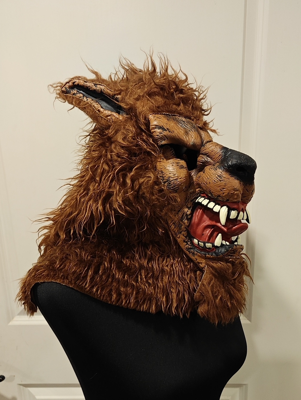 California Costumes Brown Werewolf Mask with Fanged Snout